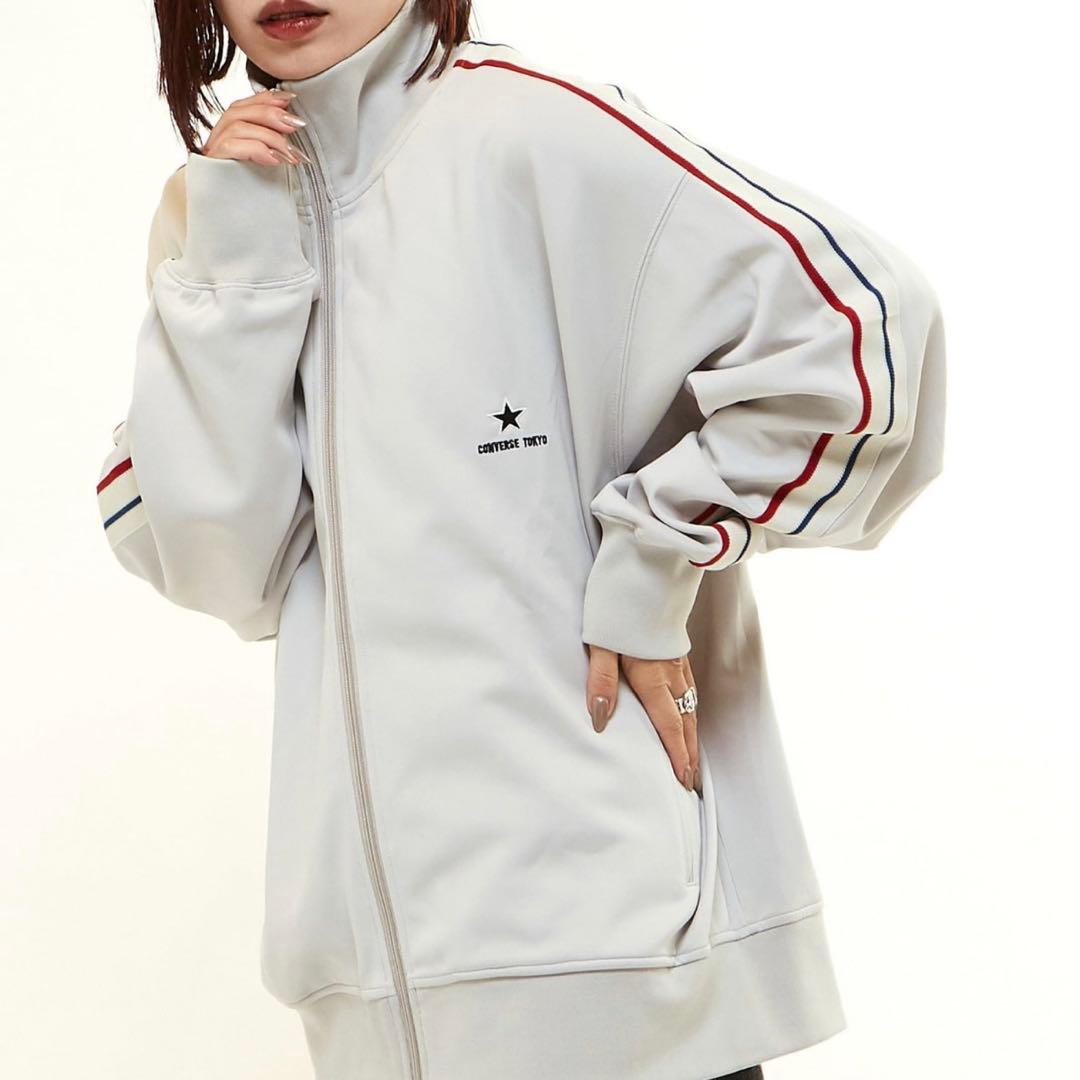 トップス converse tokyo SIDELINELOOSE TRACKJACKET