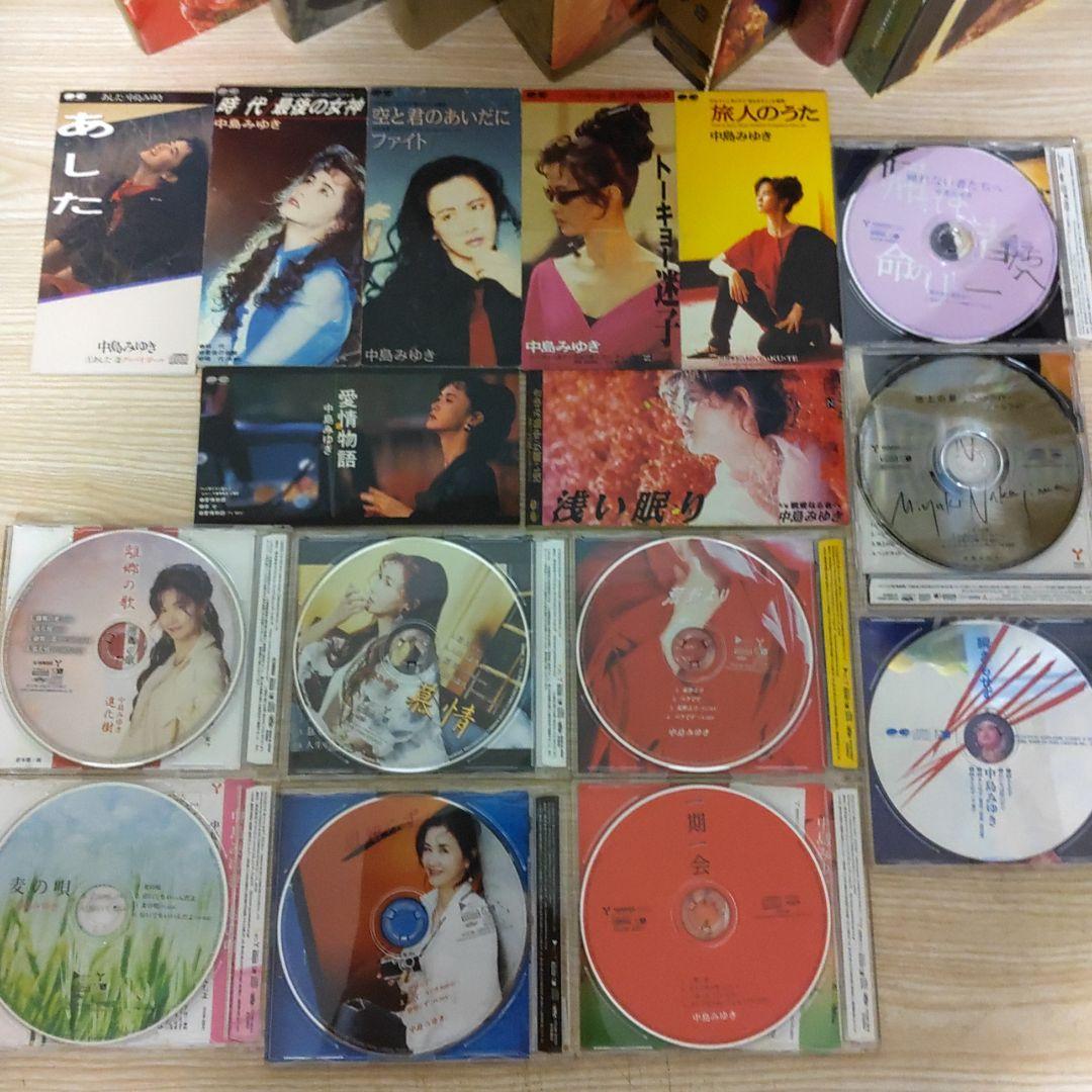 中島みゆきCDシングル16枚セット販売(なみろむCD-ROM夜会VHSおまけ付)