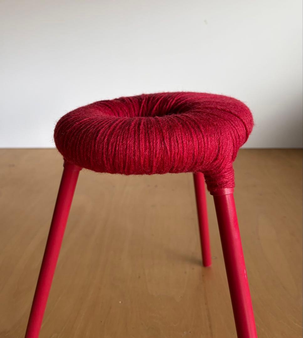 OLD IKEA 毛糸のスツール Eskilstuna 1999