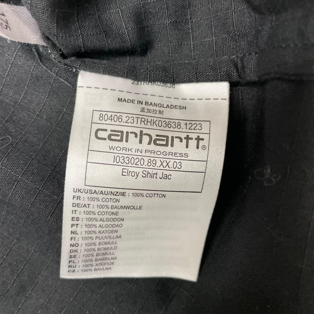 carhartt WIP ノーカラーリップストップジャケット　Mサイズ
