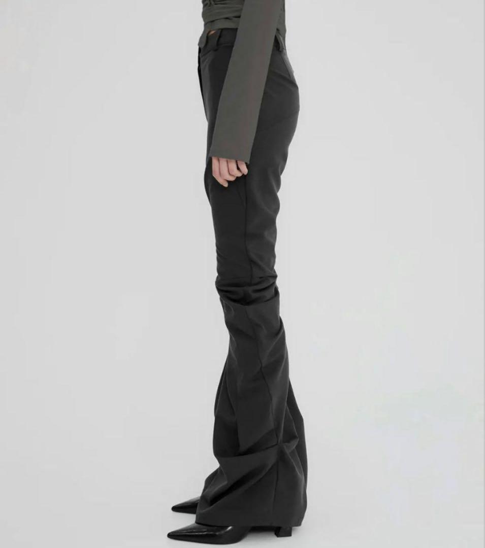 パンツ FLAREUP Asymmetrical Drape Pants (Black)