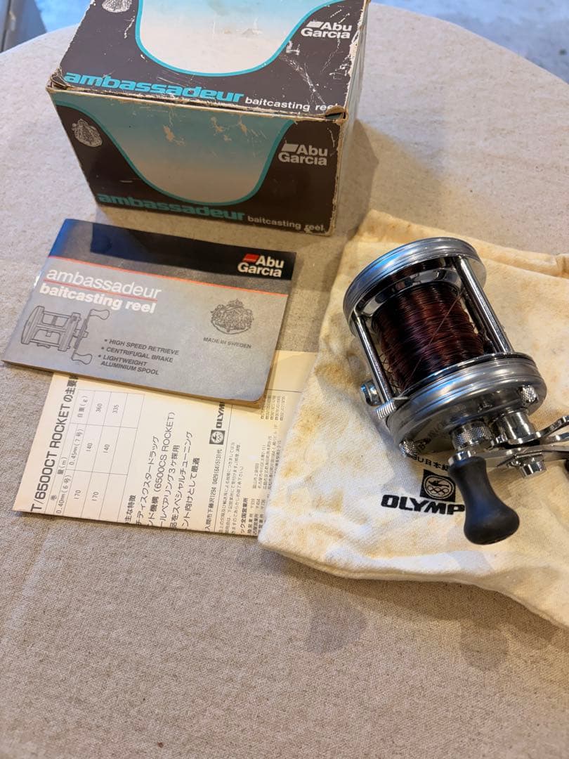 アンバサダー 6500CS ロケット 右ハンドル 付属品多数 010101