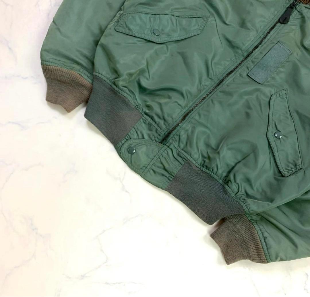 50s 復刻 USA製 アルファ L-2B フライトジャケット L　D764