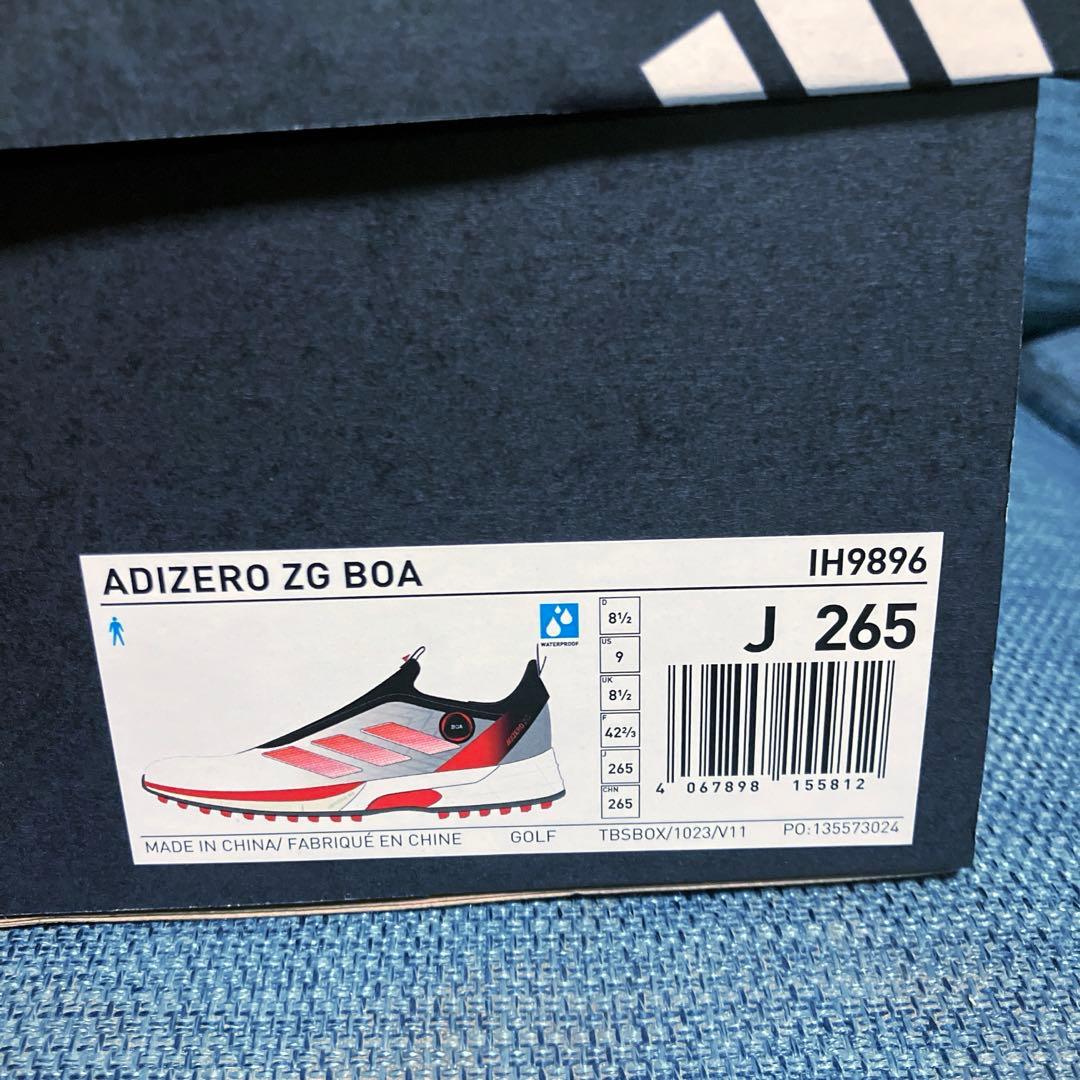 【超美品】アディダスadidasアディゼロZG25BOA 26.5cm