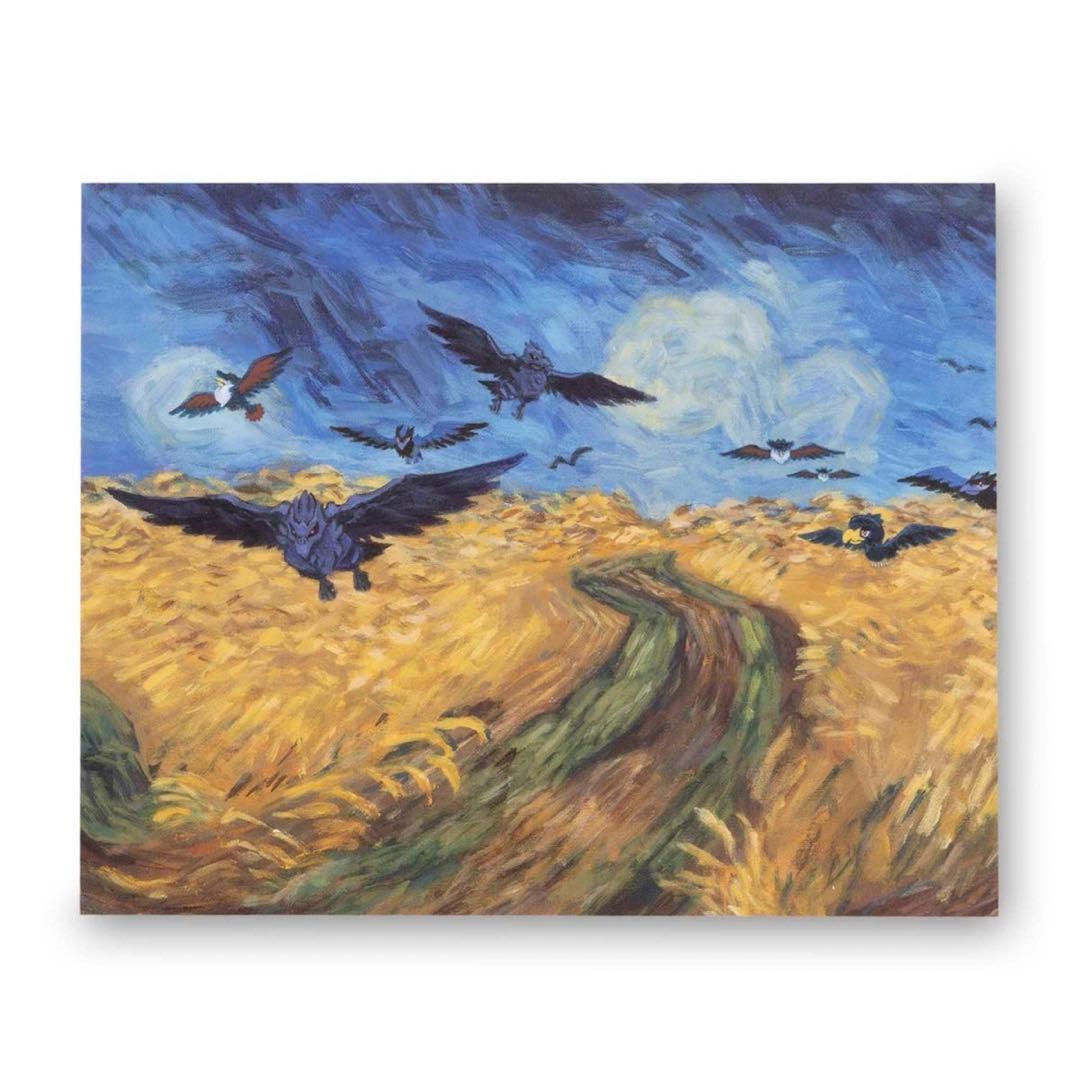 新品未開封　ピカチュウ　ゴッホ　コラボ　ポスター　6枚セット