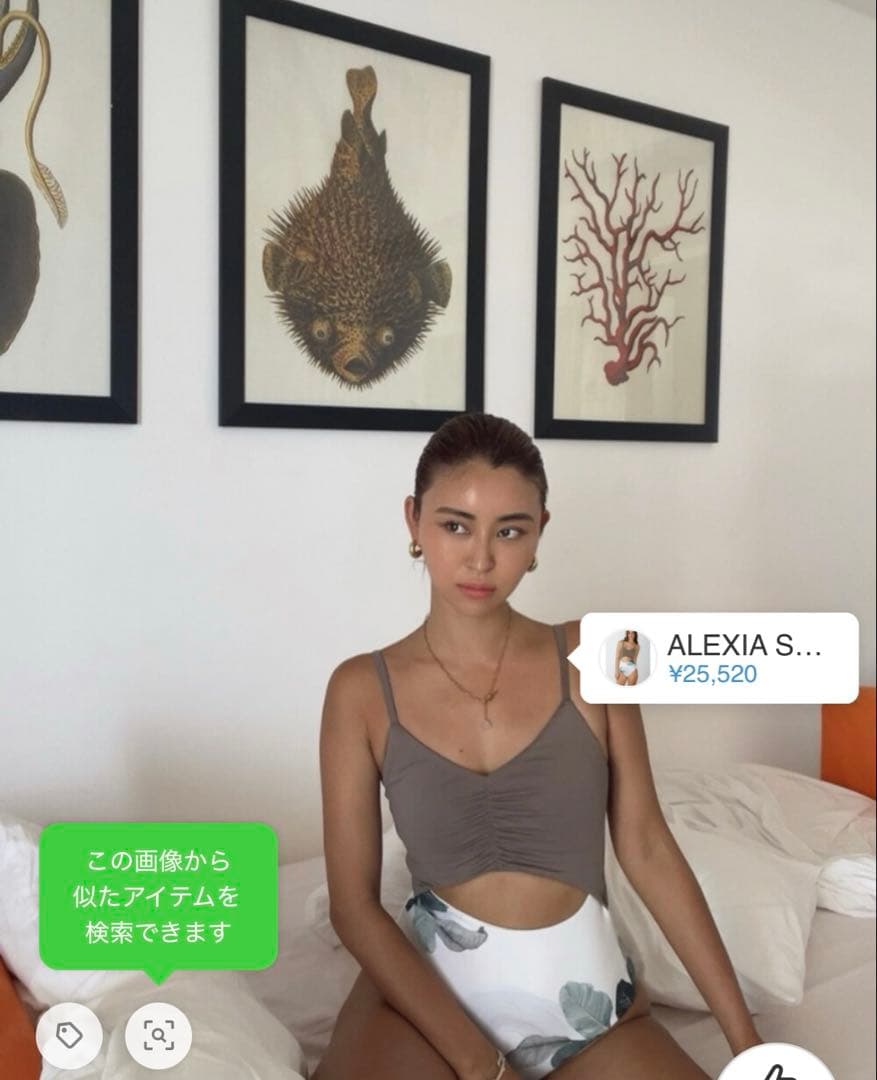 アリシアスタン　ALEXIA STAM ビキニ　Mサイズ　美品　セパレート水着