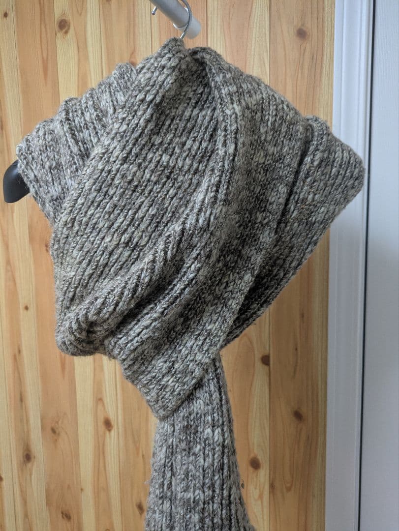 Diorロングニットフリンジマフラー