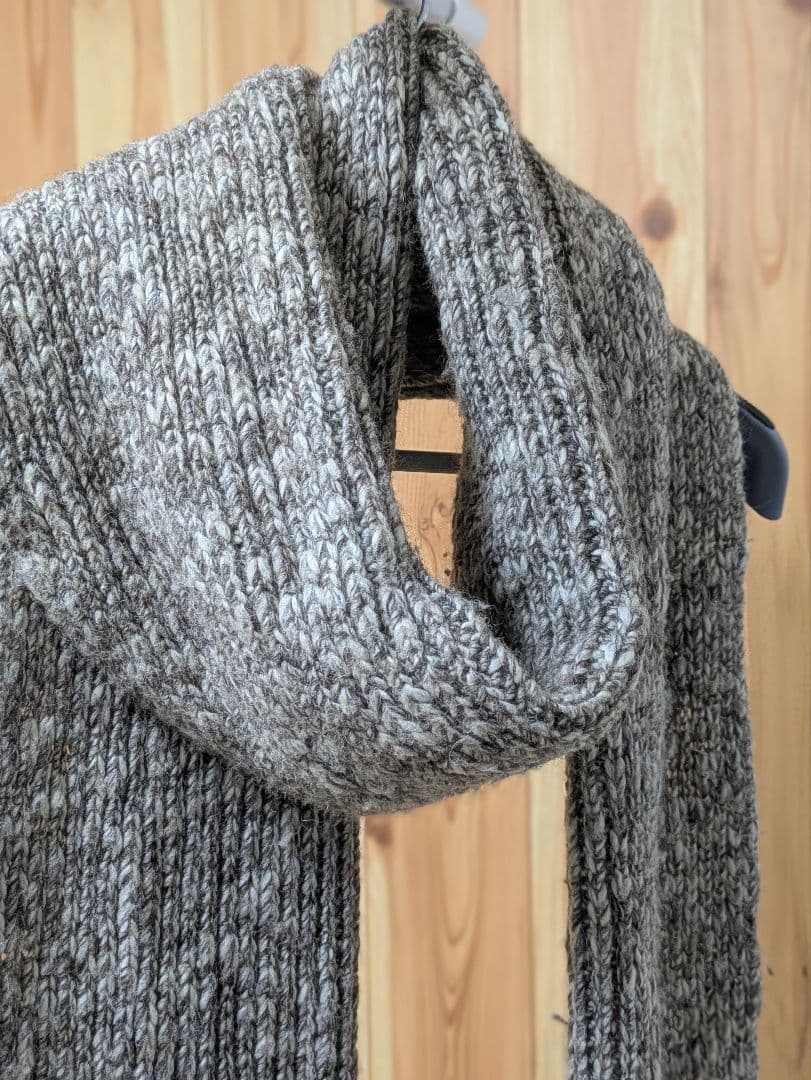 Diorロングニットフリンジマフラー