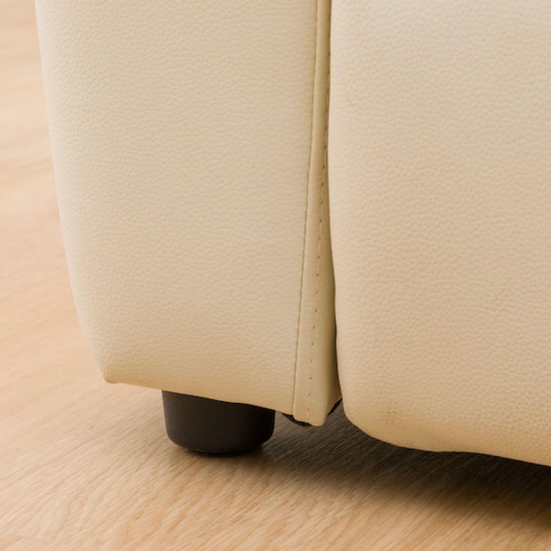 ニトリ／2人掛けワイド電動リクライニングソファUM01 IVBOX付き2モーター