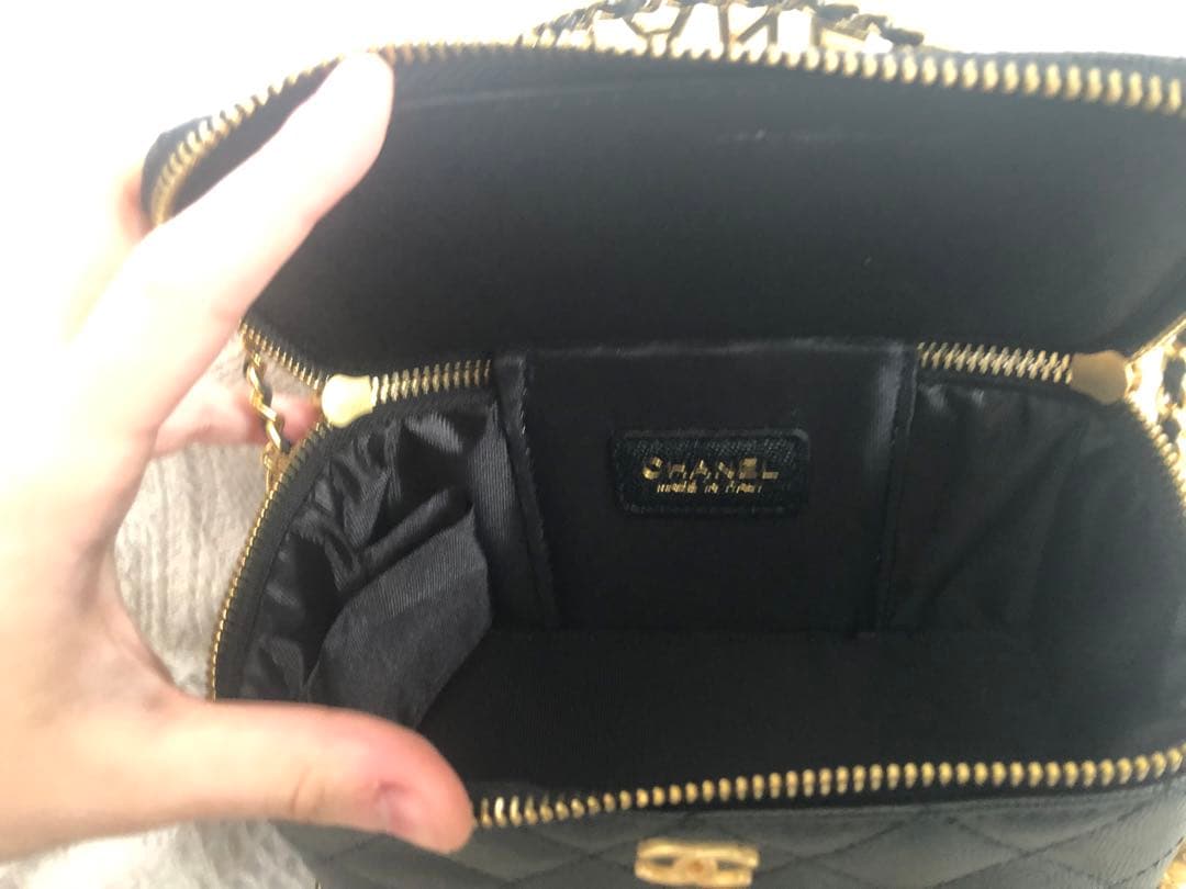 CHANEL ノベルティ チェーン付き マトラッセ ハンドバッグ ミニバッグ