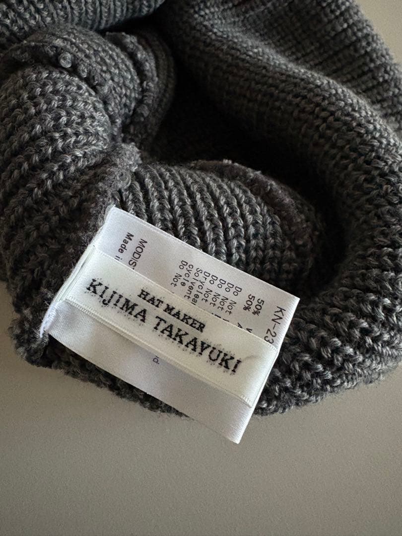 KIJIMA TAKAYUKI　KNIT DECK CAP