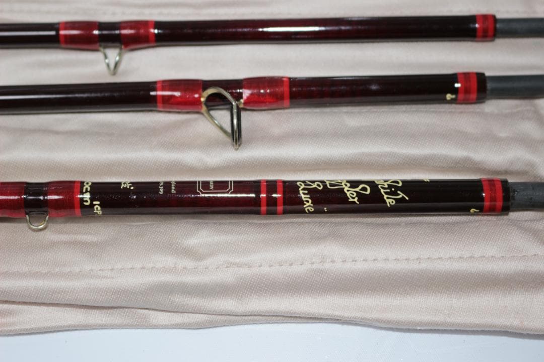 ハーディ　Hardy　デラックススマグラー　8.5ft　6番　7本継　革ケース付