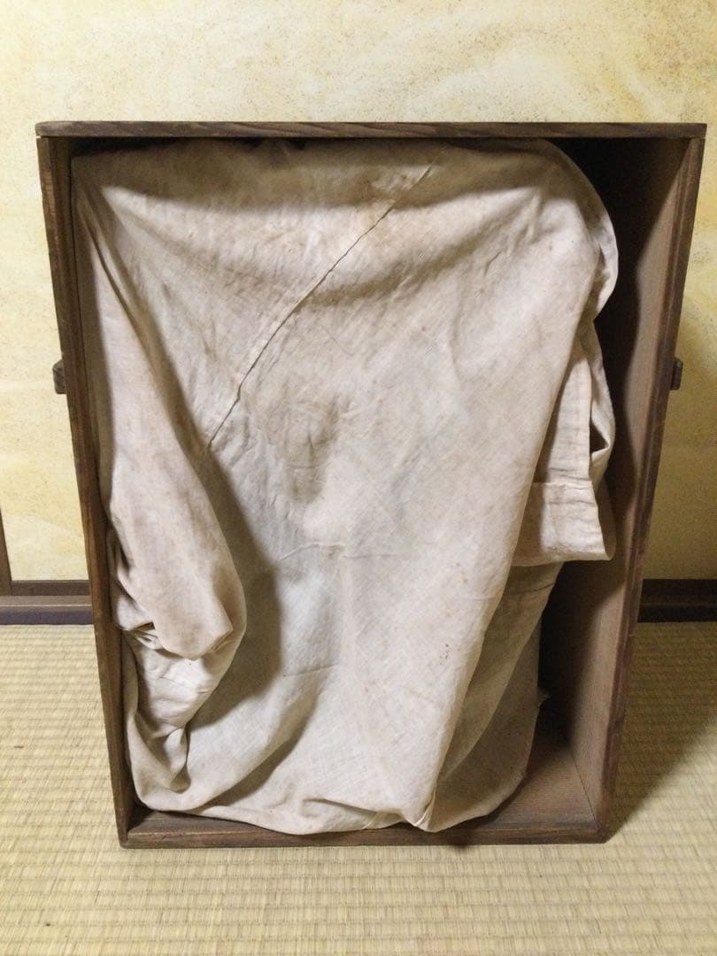 茶道具 徒然棚 溜塗 茶棚 箱付 L307