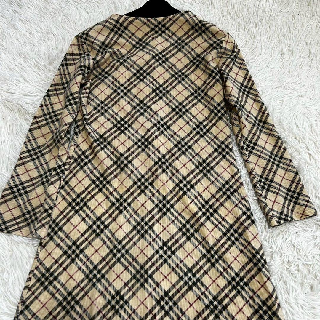美品✨希少❗️バーバリーロンドン　ロングワンピース　ノバチェック