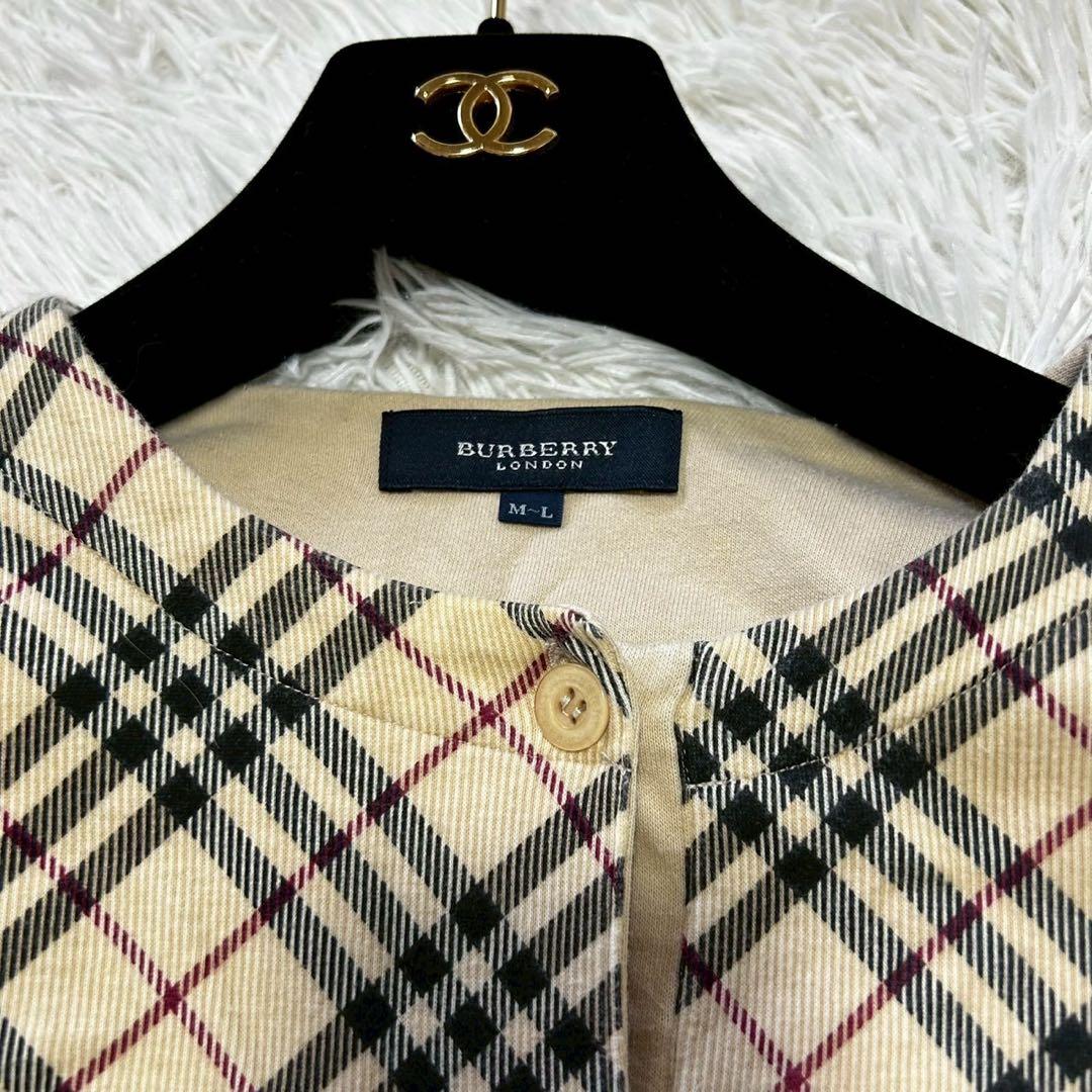 美品✨希少❗️バーバリーロンドン　ロングワンピース　ノバチェック