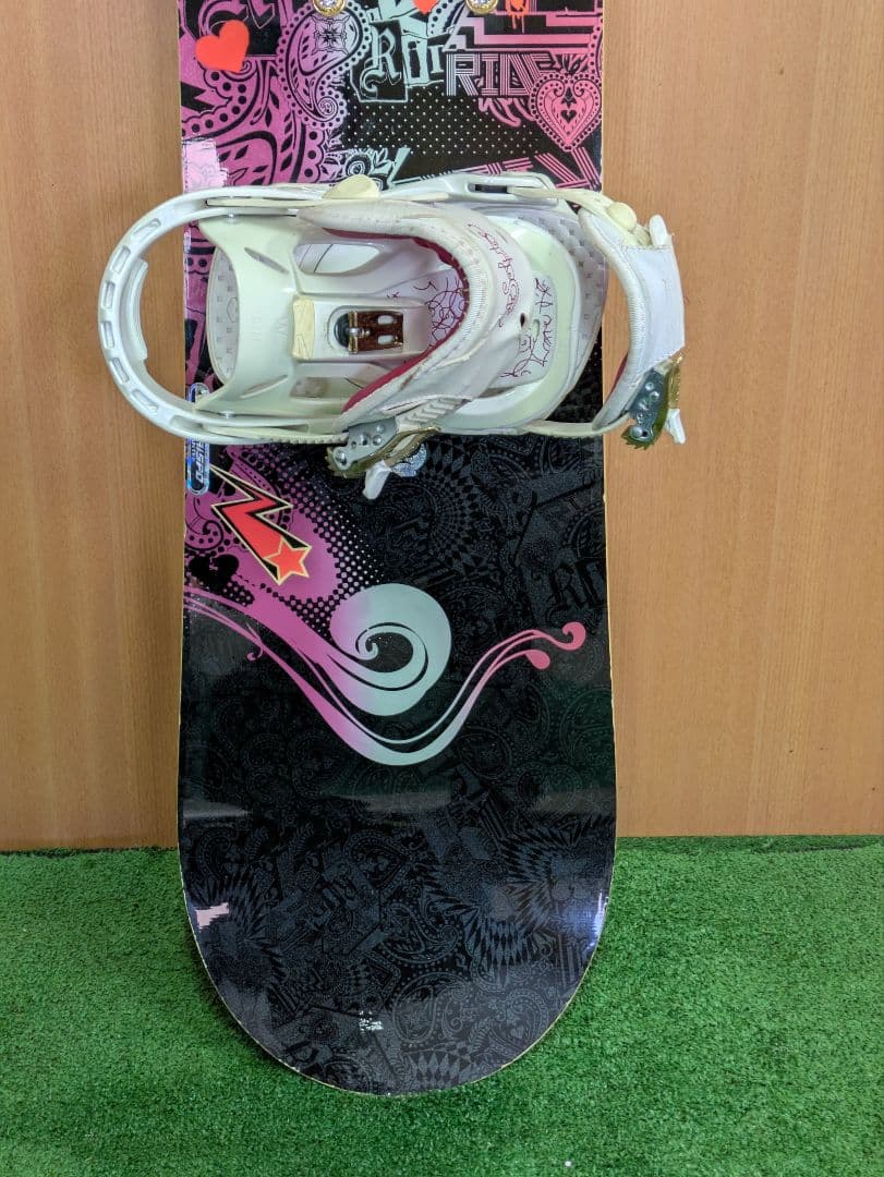 レディース4点セットスノーボードRide rapture138　ブーツ　サロモン