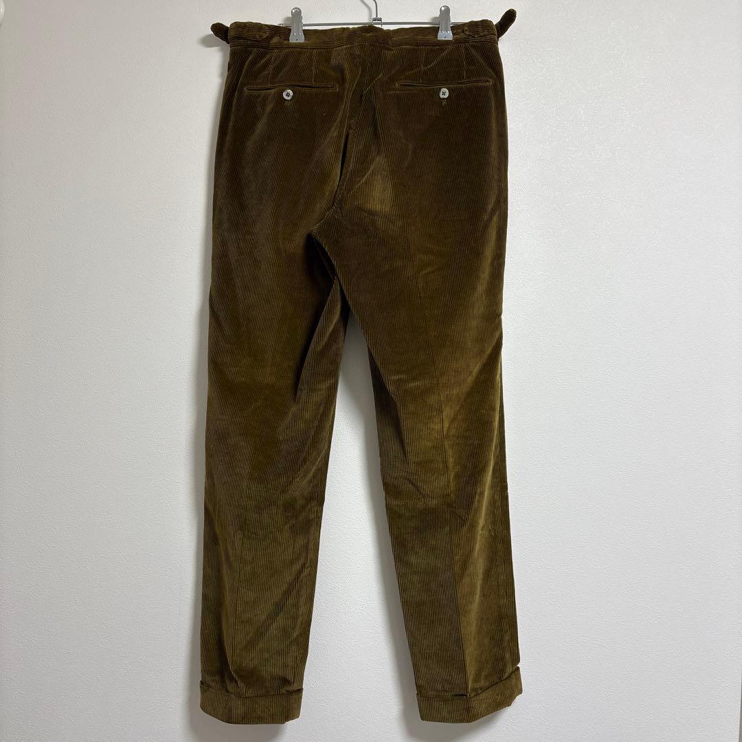 GTA HERRICK サイドアジャスター　コーデュロイ　2プリーツ　スラックス