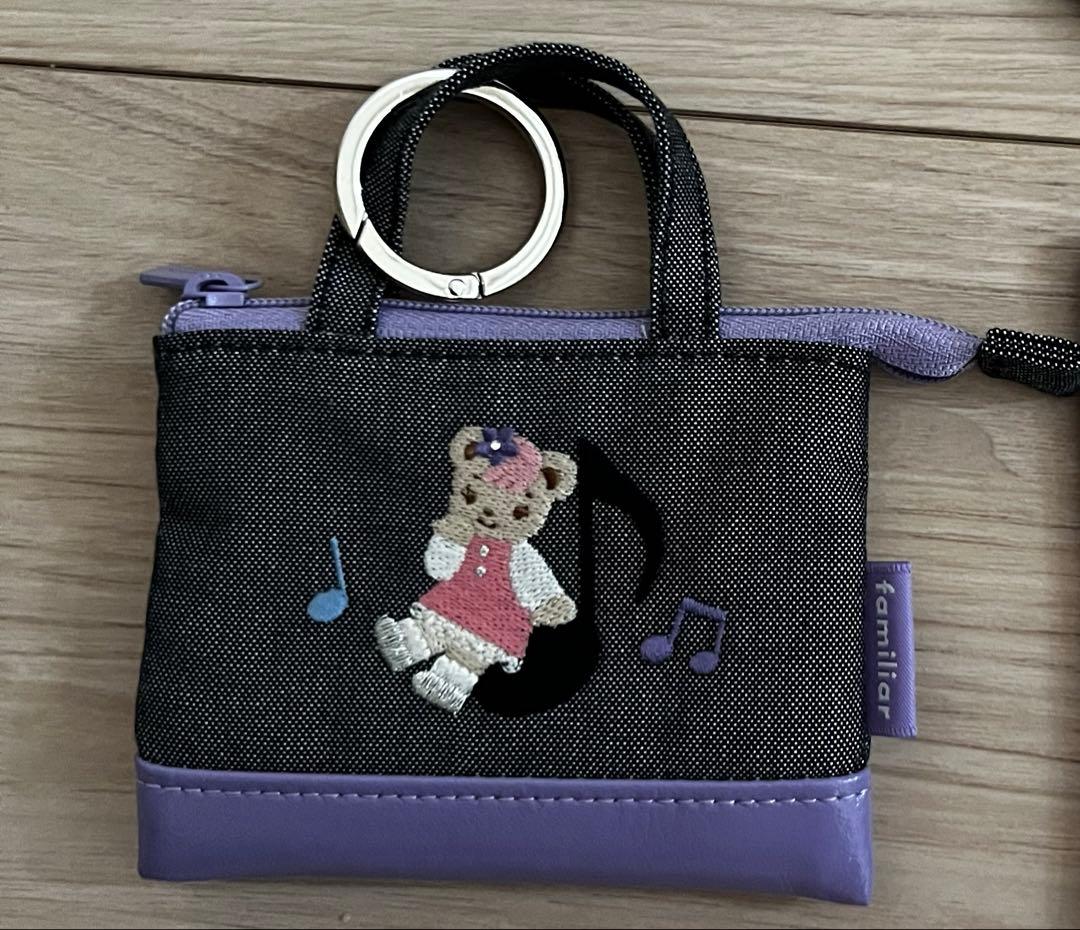 familiarファミリア 宝塚歌劇団 ミニデニムバッグチャーム キャトルレーヴ