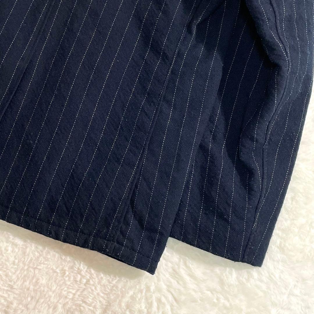 ショット×タケオキクチ　ピーコート　740N　ピンストライプ　米国製　サイズ４０