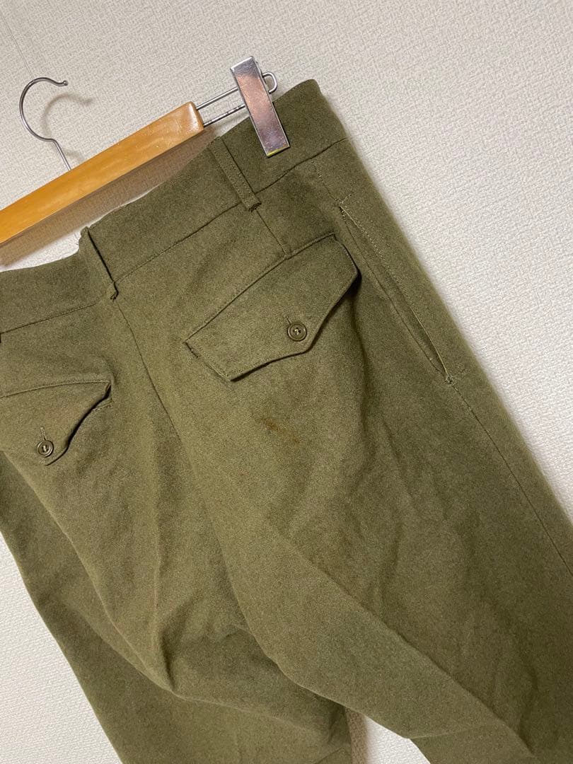 60s イタリア軍 ドレスユニフォームパンツ スラックスパンツ 実物 当時