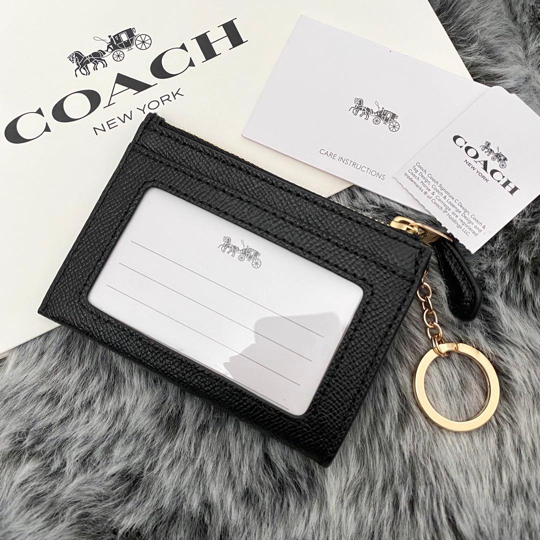 新品　正規品☆COACH コーチ　ケース　ブラック　レザー