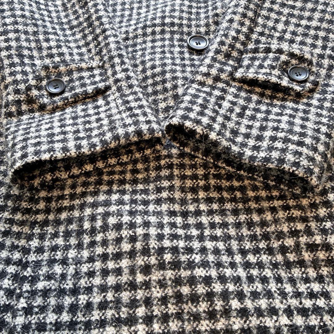 【美品】やまにー様　TAGLIATORE コート ダブル 千鳥格子 44
