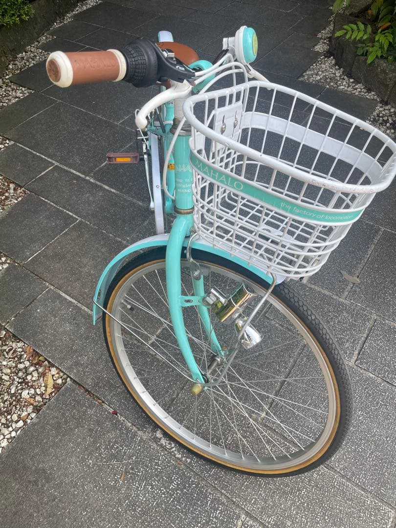 AEON販売子供用自転車：MAHALO 24インチ アクアブルー