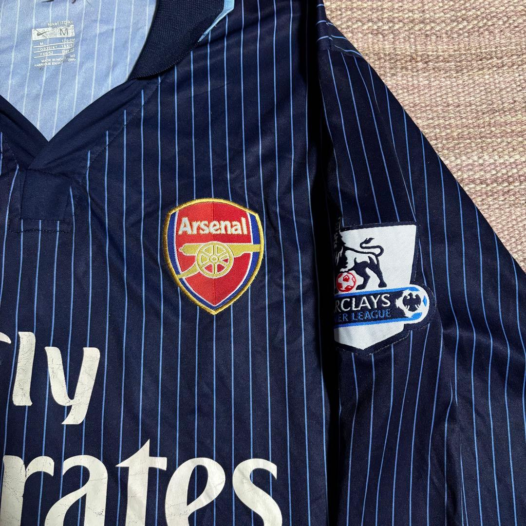 09-10 アーセナルアウェイユニフォーム　アルシャビン　00s ゲームシャツ