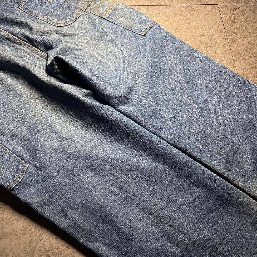 希少 鬼フェード carhartt ダブルニー デニムパンツ w40 送料無料