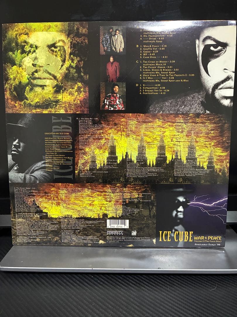 洋楽 ICE CUBE WAR & PEACE Vol. I The War Disc