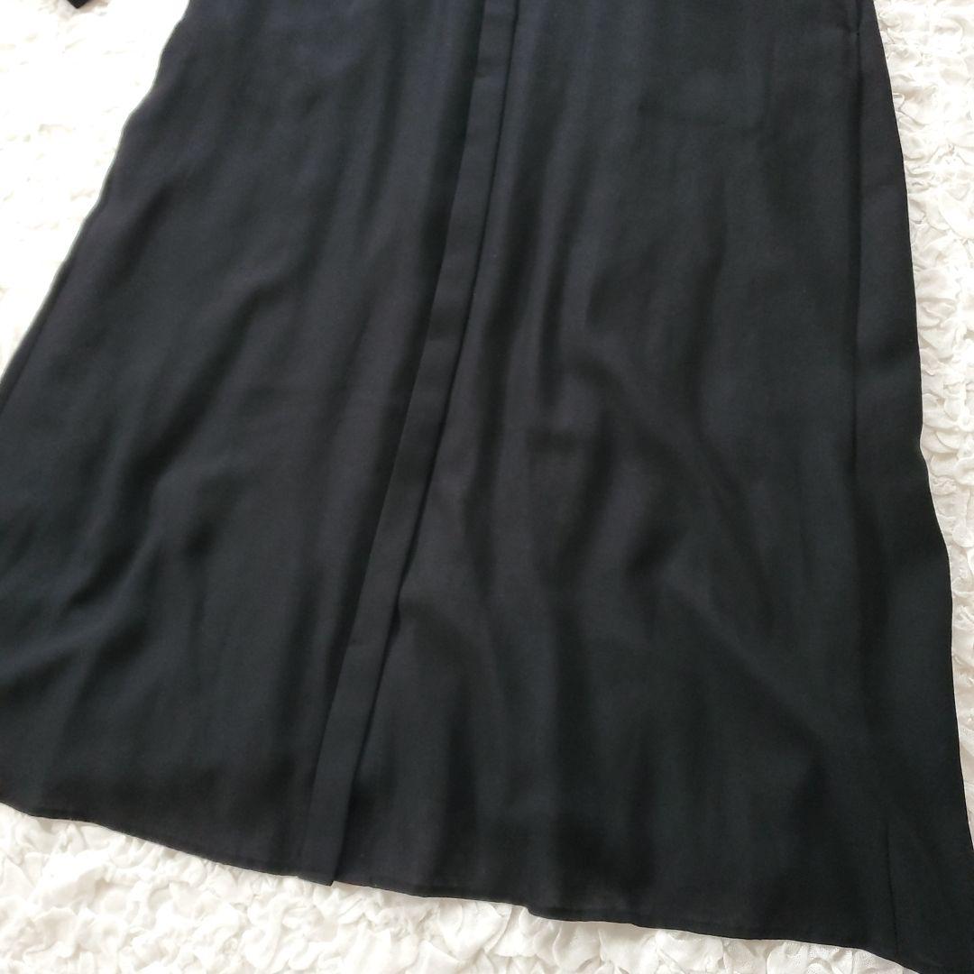 23区【44】ウール混シアービエラワンピース シャツワンピース プリーツ 訳あり