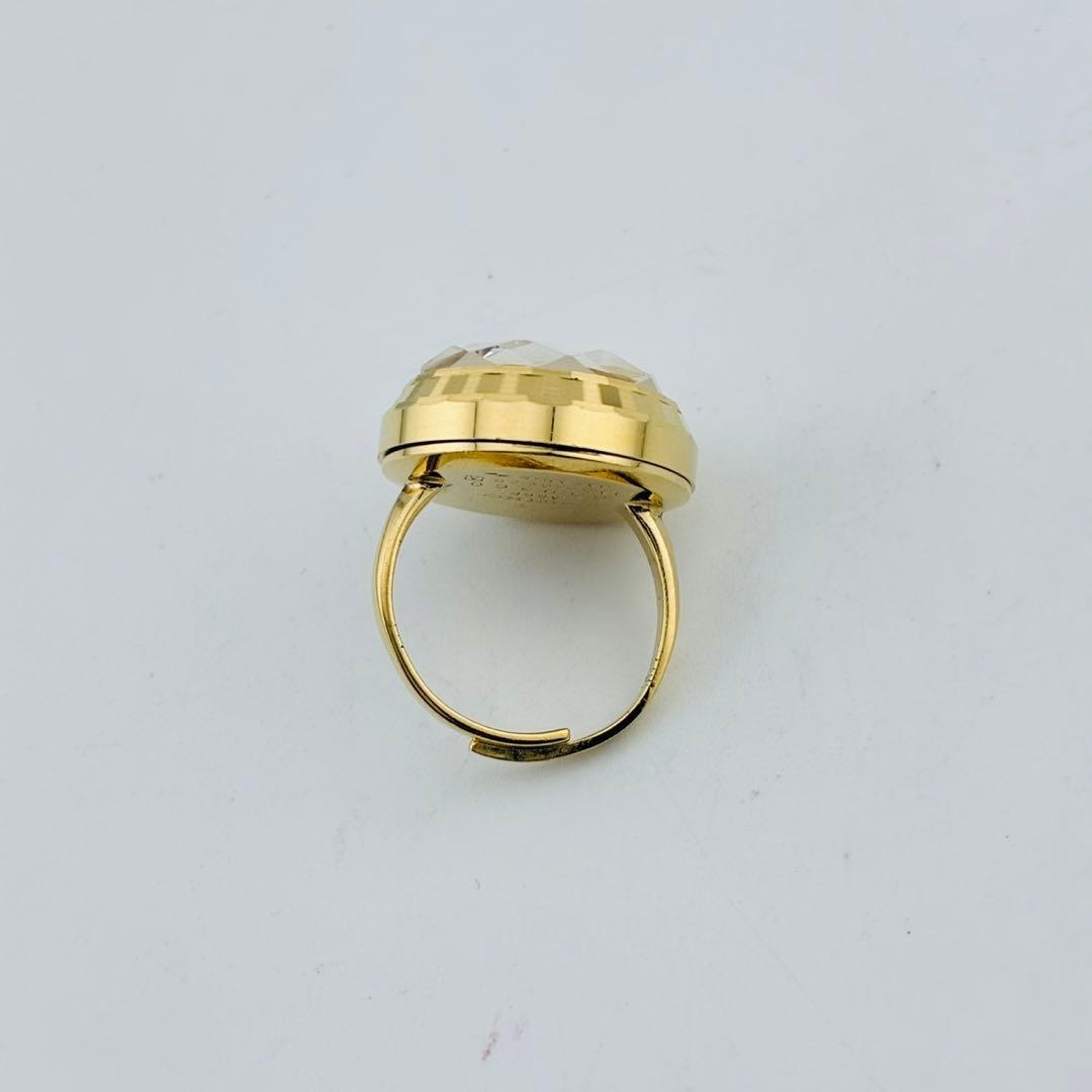 【電池交換済】SEIKO　腕時計　リングウォッチ　ゴールド　指輪型　クォーツ