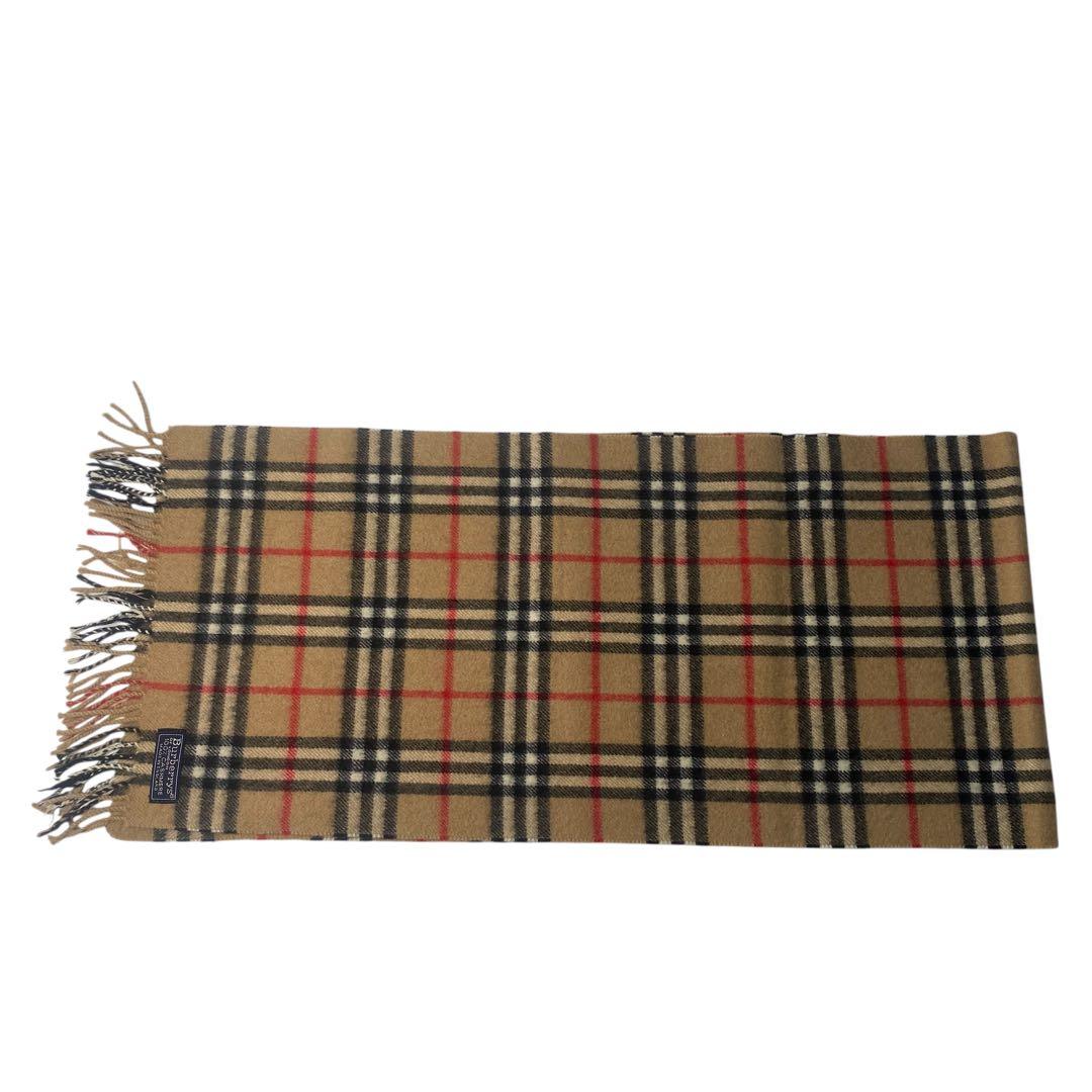バーバリー Burberry ノバチェック柄 マフラー カシミヤ