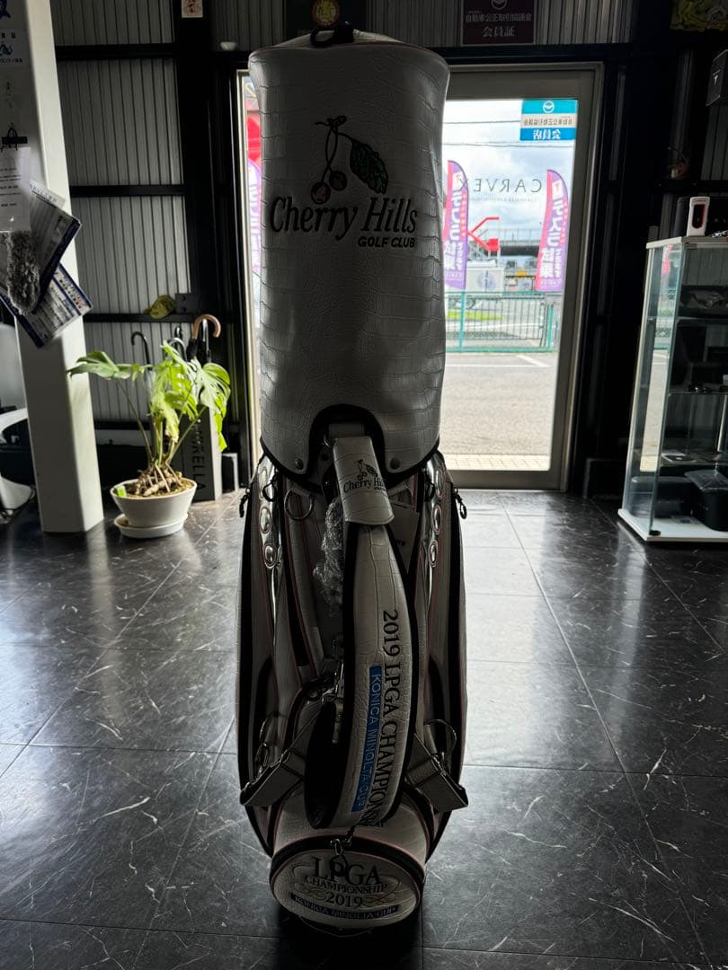 【新品】ゴルフキャディバック　日本女子プロゴルフ選手権限定