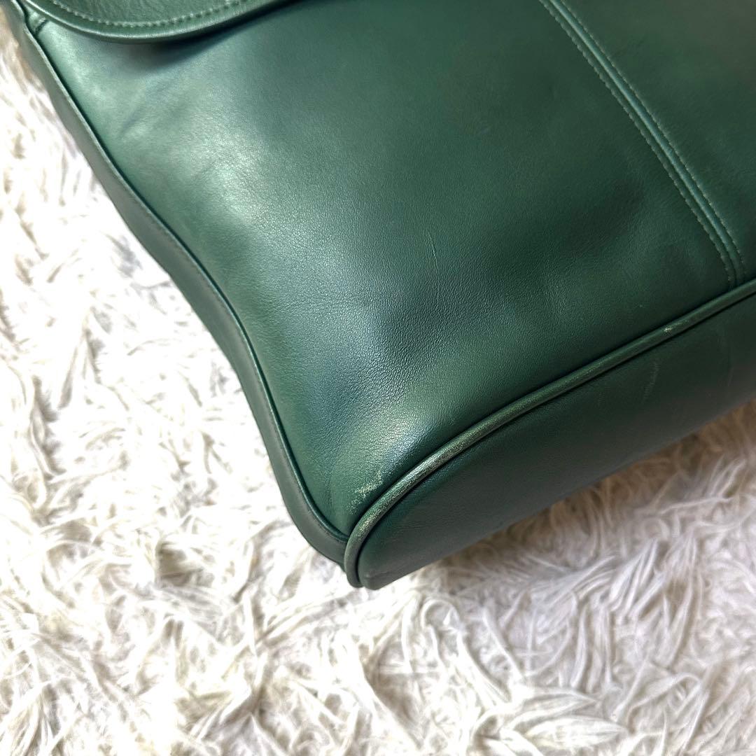 バッグ Old Coach Shoulder Bag Green