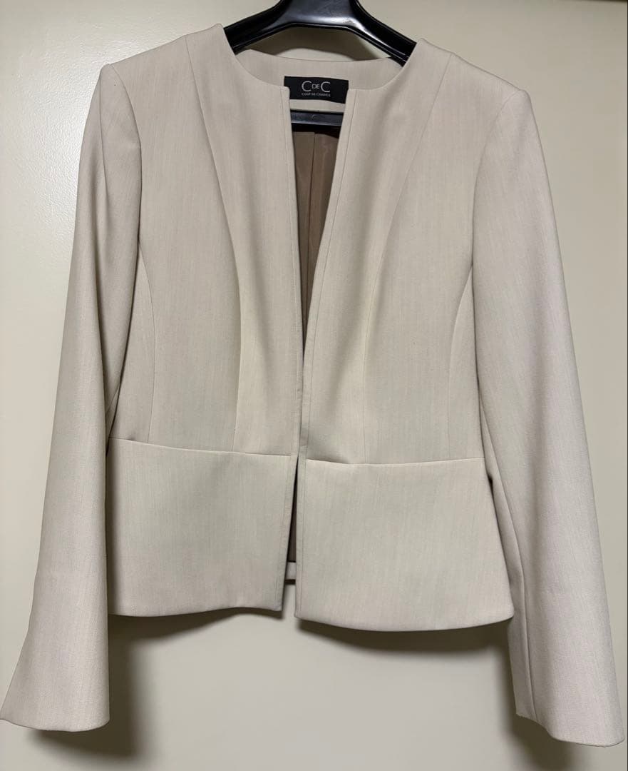 COUP DE CHANCE ジャケット　スカート　スーツ　セット　M-Lサイズ