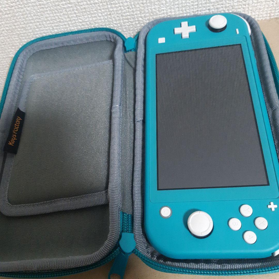 Nintendo Switch Lite ターコイズ ポケモンケース付き