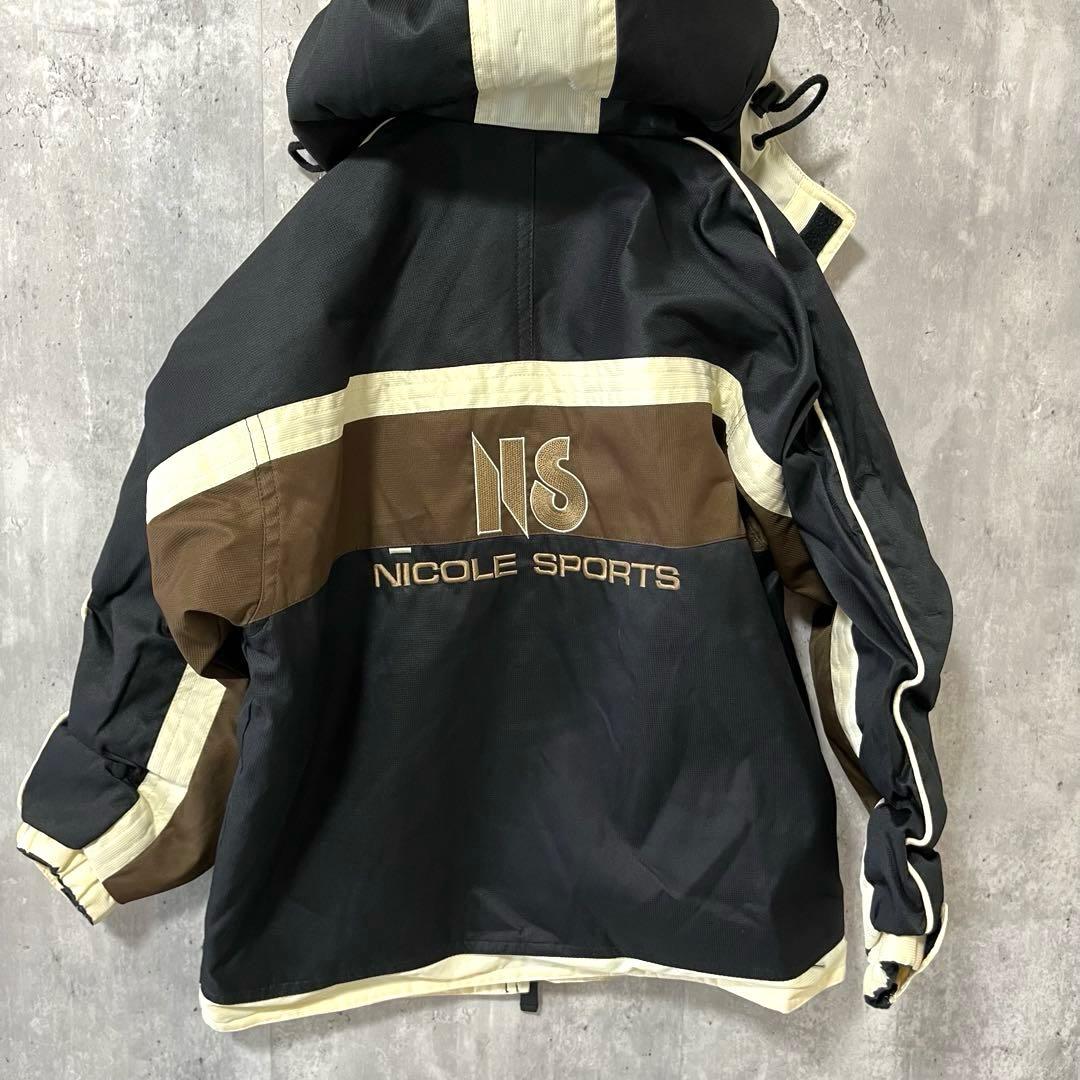 NICOLESPORTS キッズ　スキーウェア 上下セット　140 ロゴ刺繍