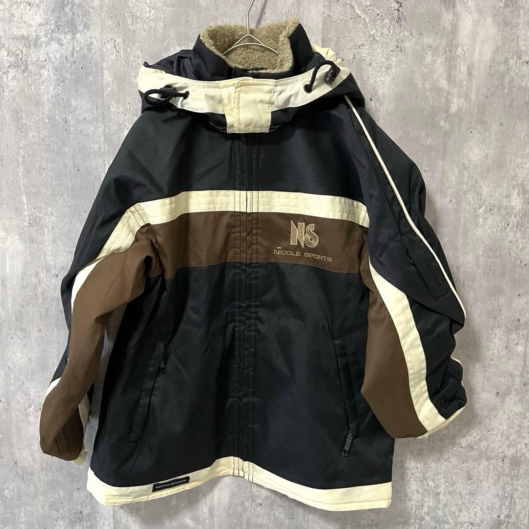 NICOLESPORTS キッズ　スキーウェア 上下セット　140 ロゴ刺繍