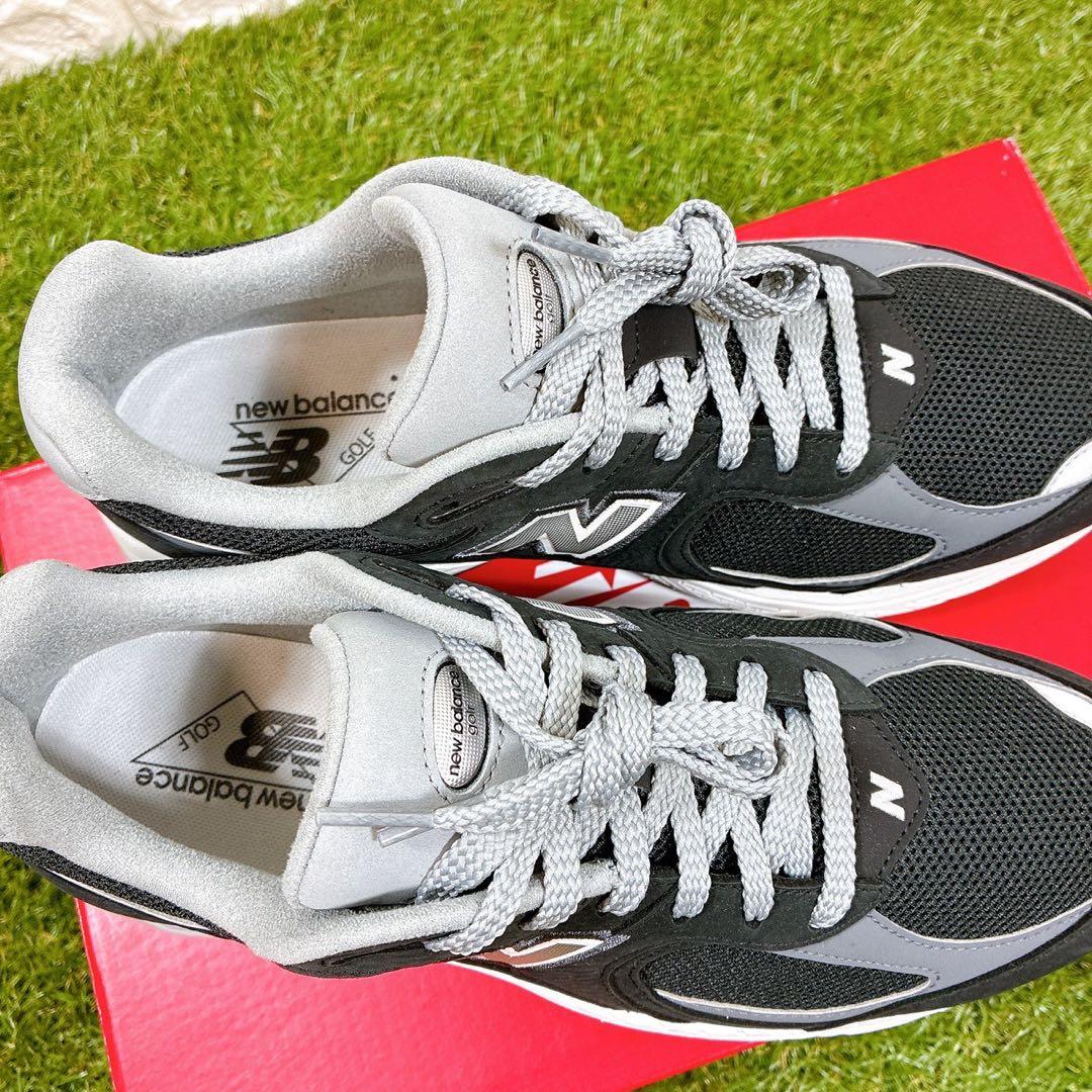 限定品 ニューバランス ゴルフ UGS2002F ブラック/グレー 27.0cm
