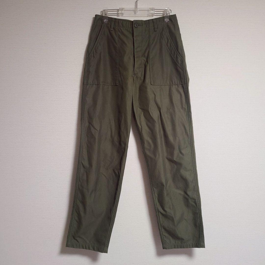 シオタ CIOTA スビンコットンバックサテンベイカーパンツ ミリタリー 2