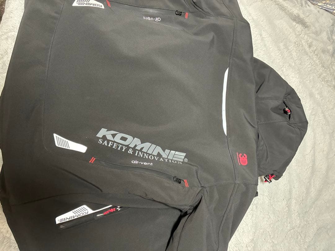 ★未使用級★KOMINE オールシーズン　プロテクター付ライディングジャケット