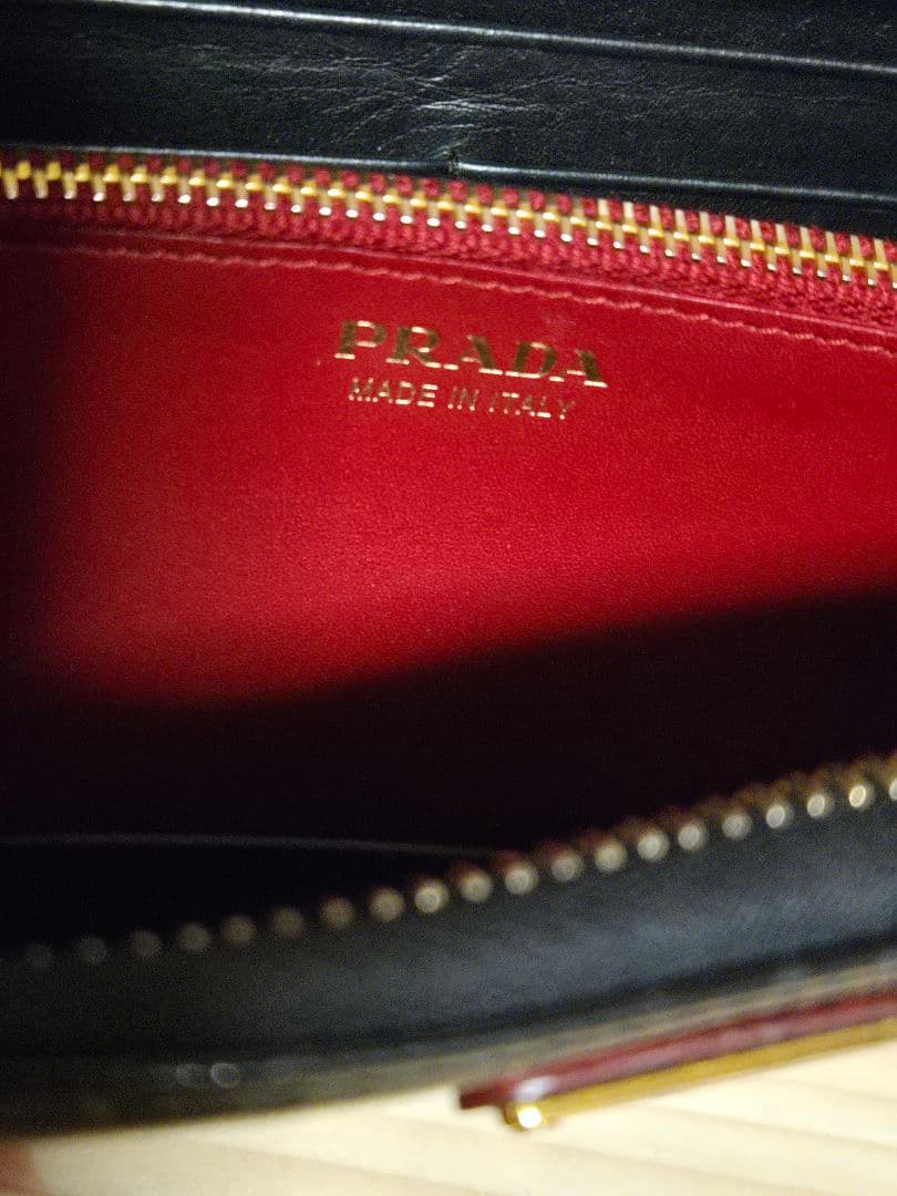 正規品 PRADA プラダ サフィアーノ L字 ファスナー 長財布