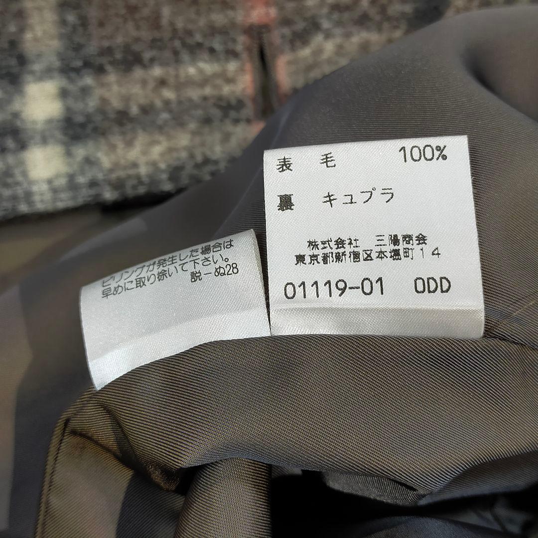 BURBERRY LONDON ウールチェスターコート ノバチェック