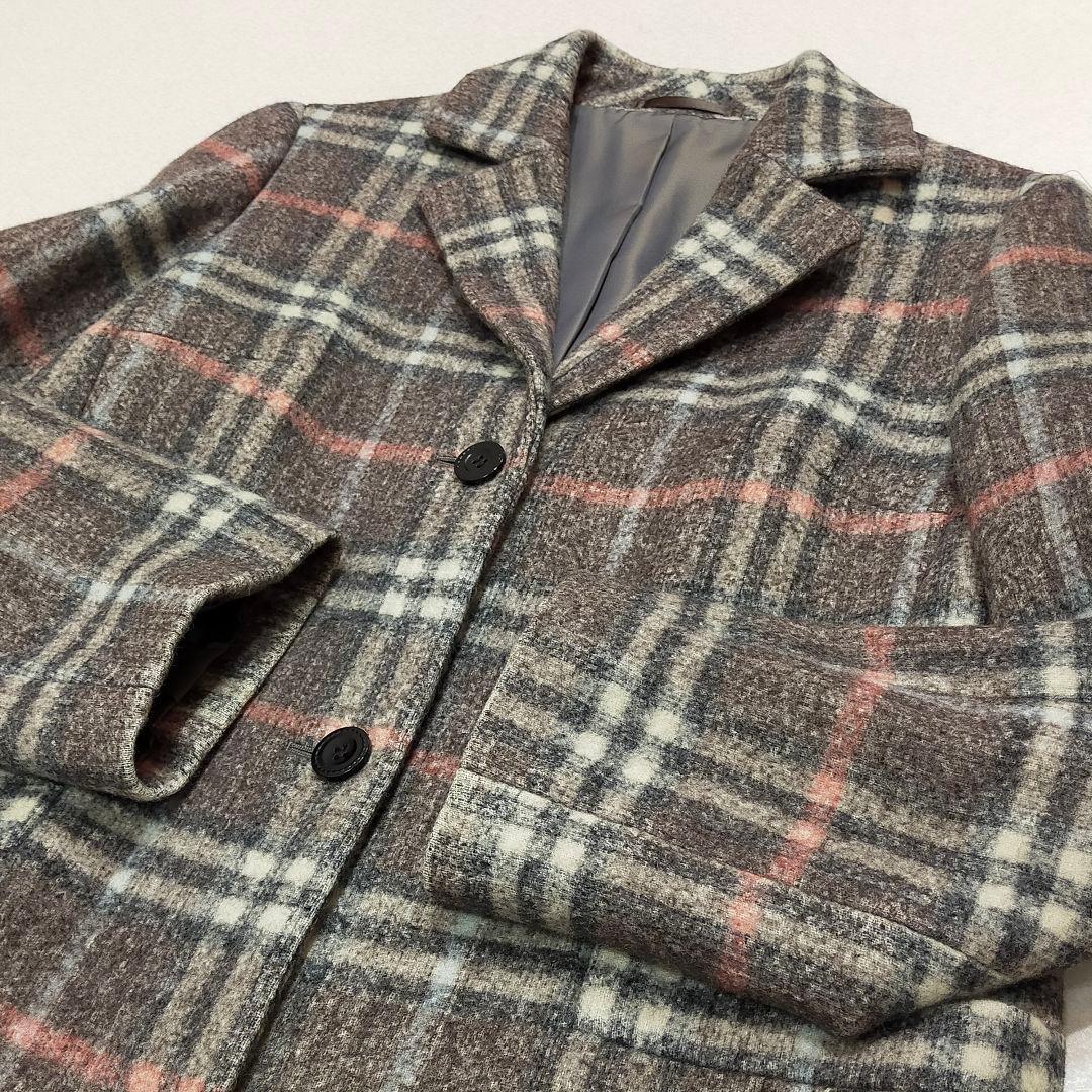 BURBERRY LONDON ウールチェスターコート ノバチェック