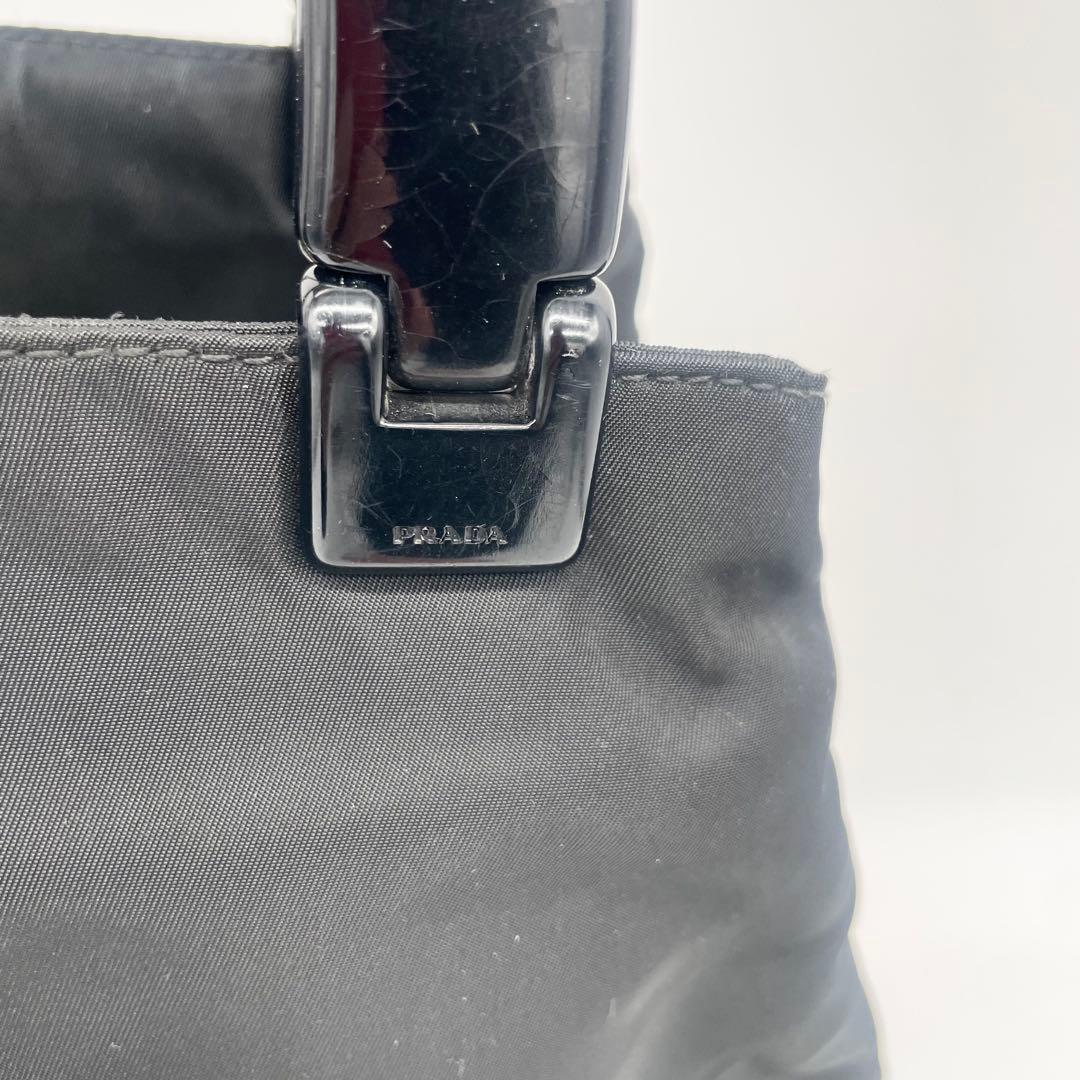 PRADA 三角ロゴ　トートバッグ　ハンドバッグ　ナイロン　ブラック