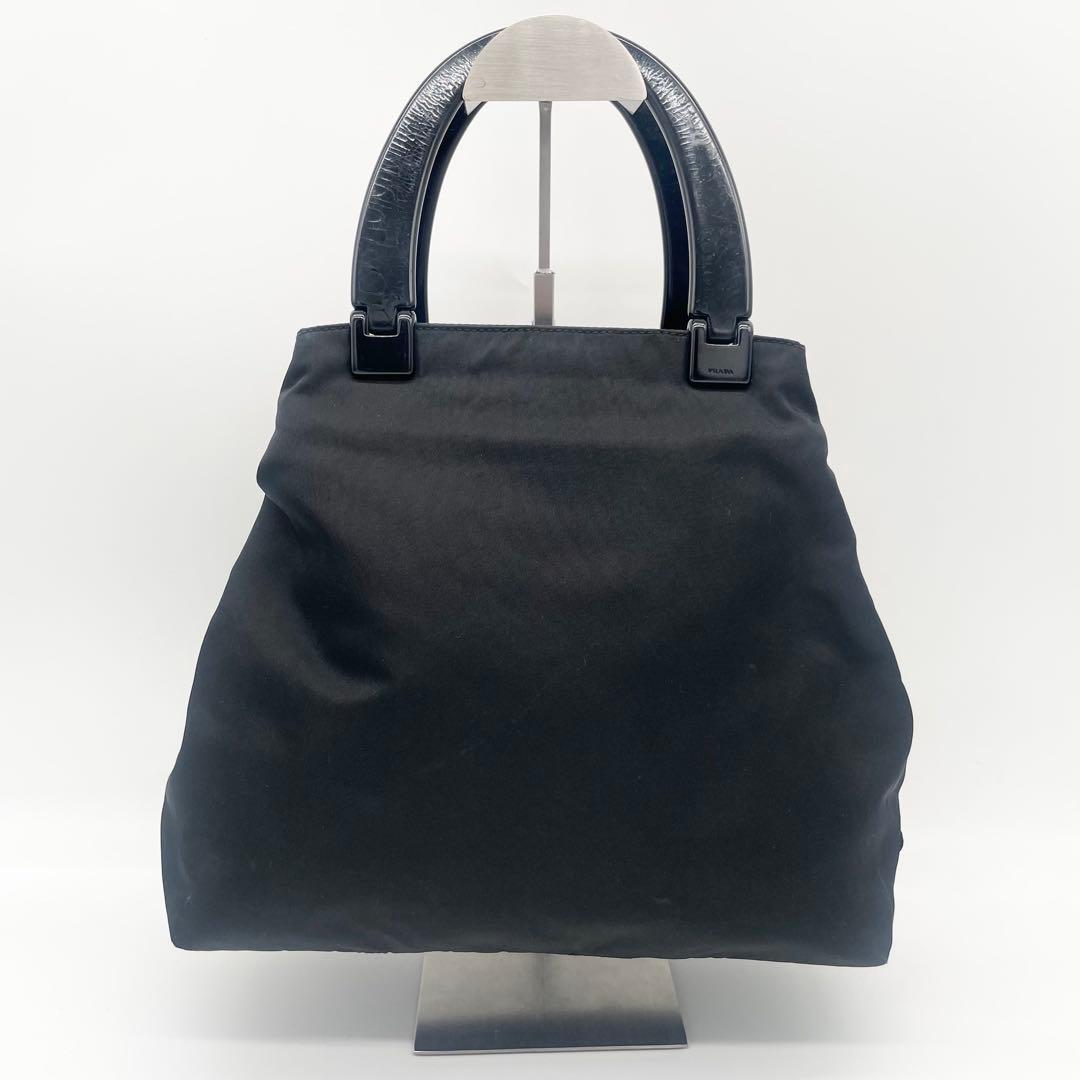 PRADA 三角ロゴ　トートバッグ　ハンドバッグ　ナイロン　ブラック