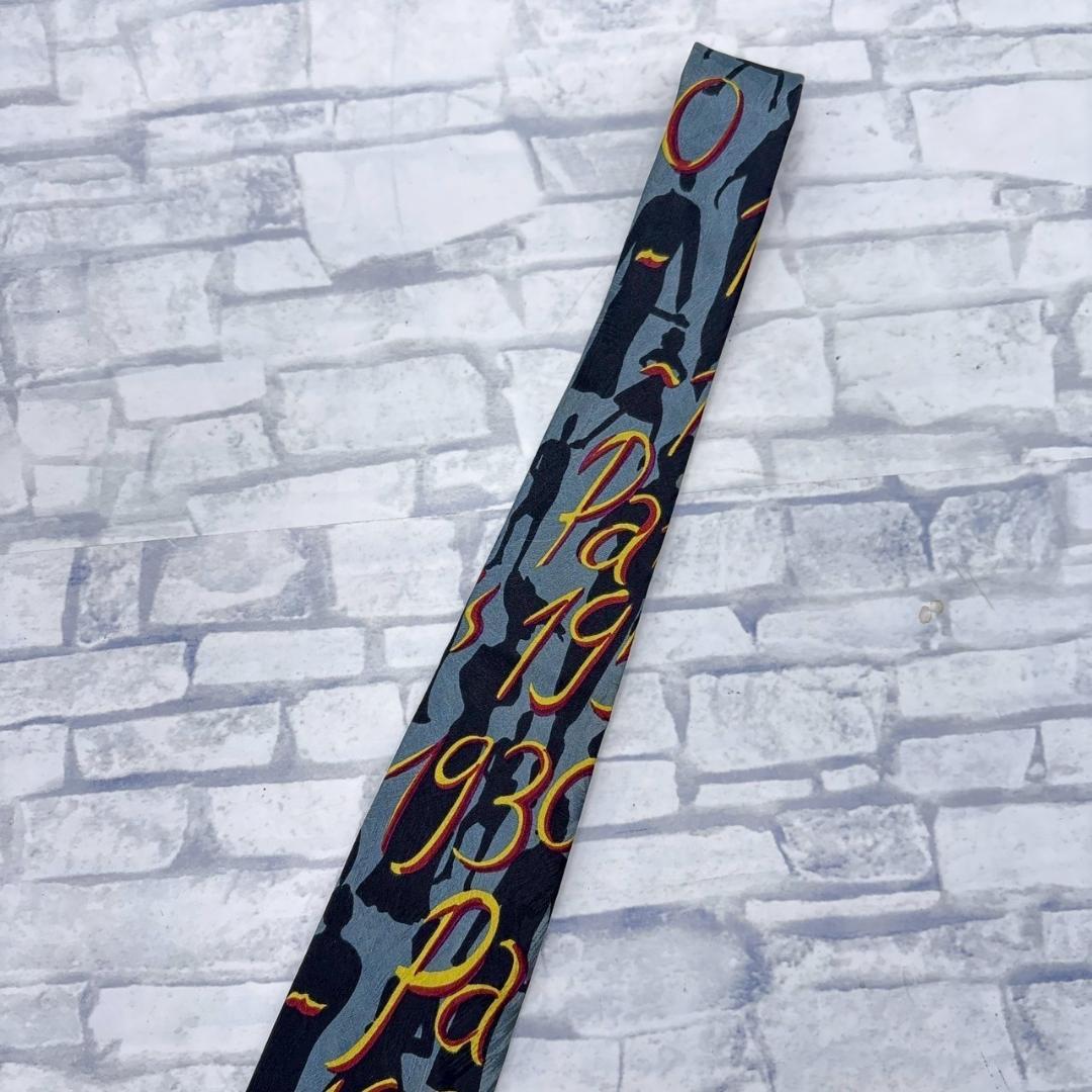 入手困難 Jean Paul GAULTIER HOMME　グレー　ネクタイ