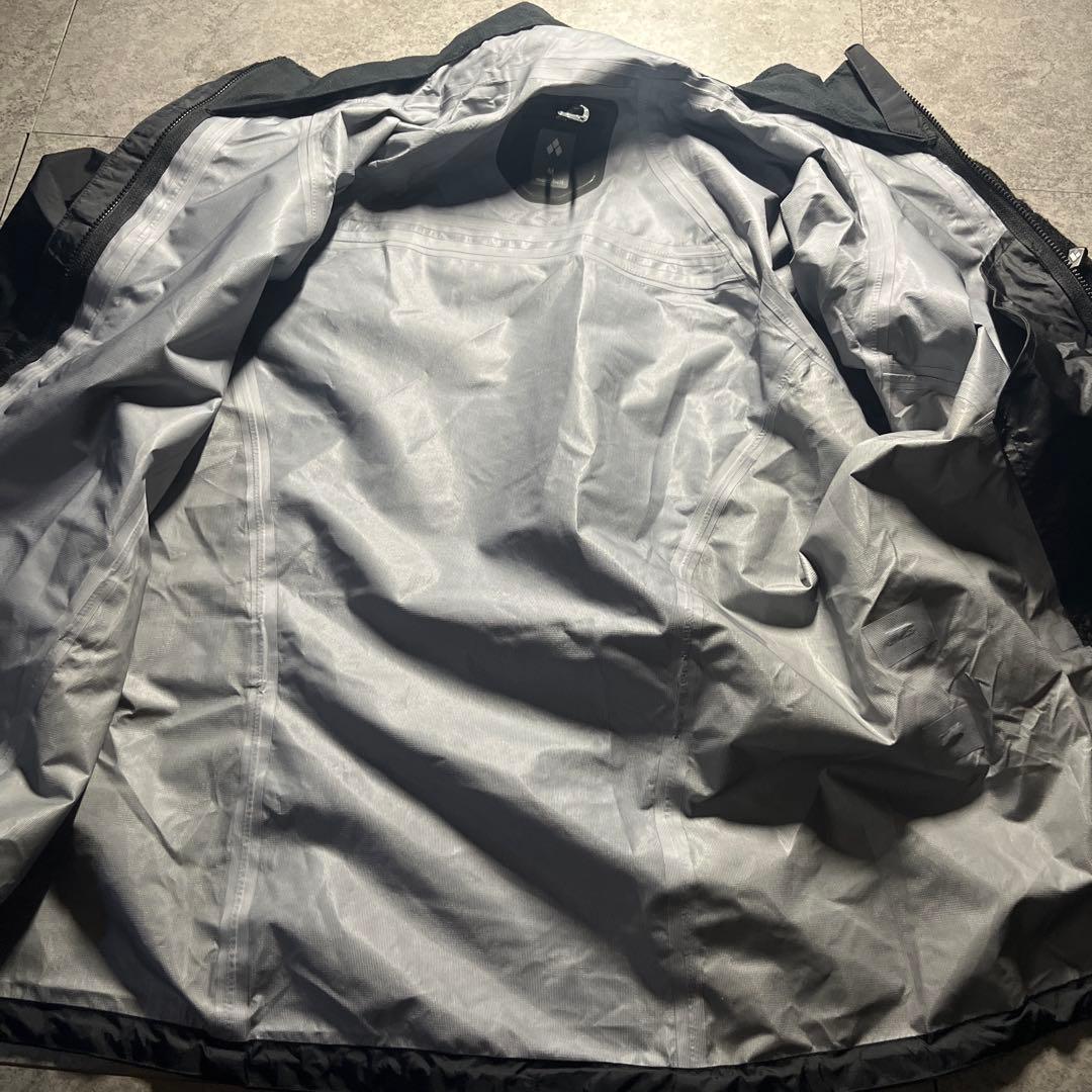 極美品 mont-bell ストームバイカージャケット セットアップ M