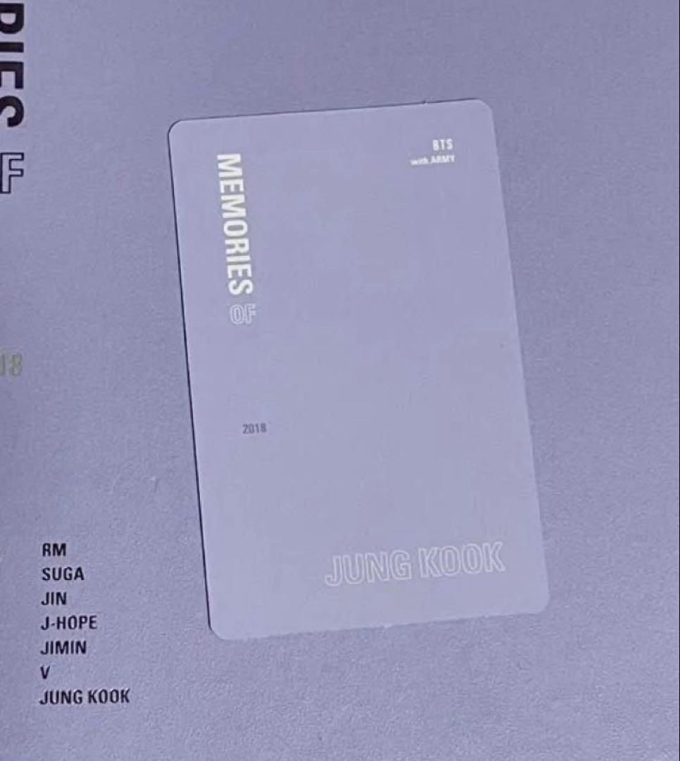 グク　BTS memories 2018 Blu-ray 日本語字幕付